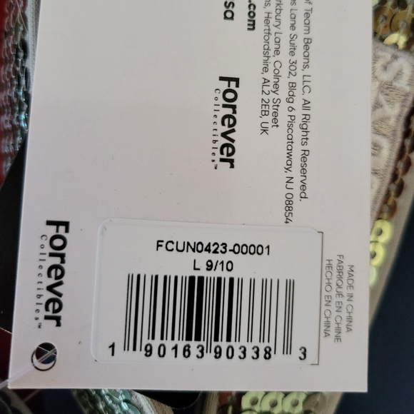 Women's NFL Team Logo Sequin Strap Sandals Flip Flops - Picture 4 of 4